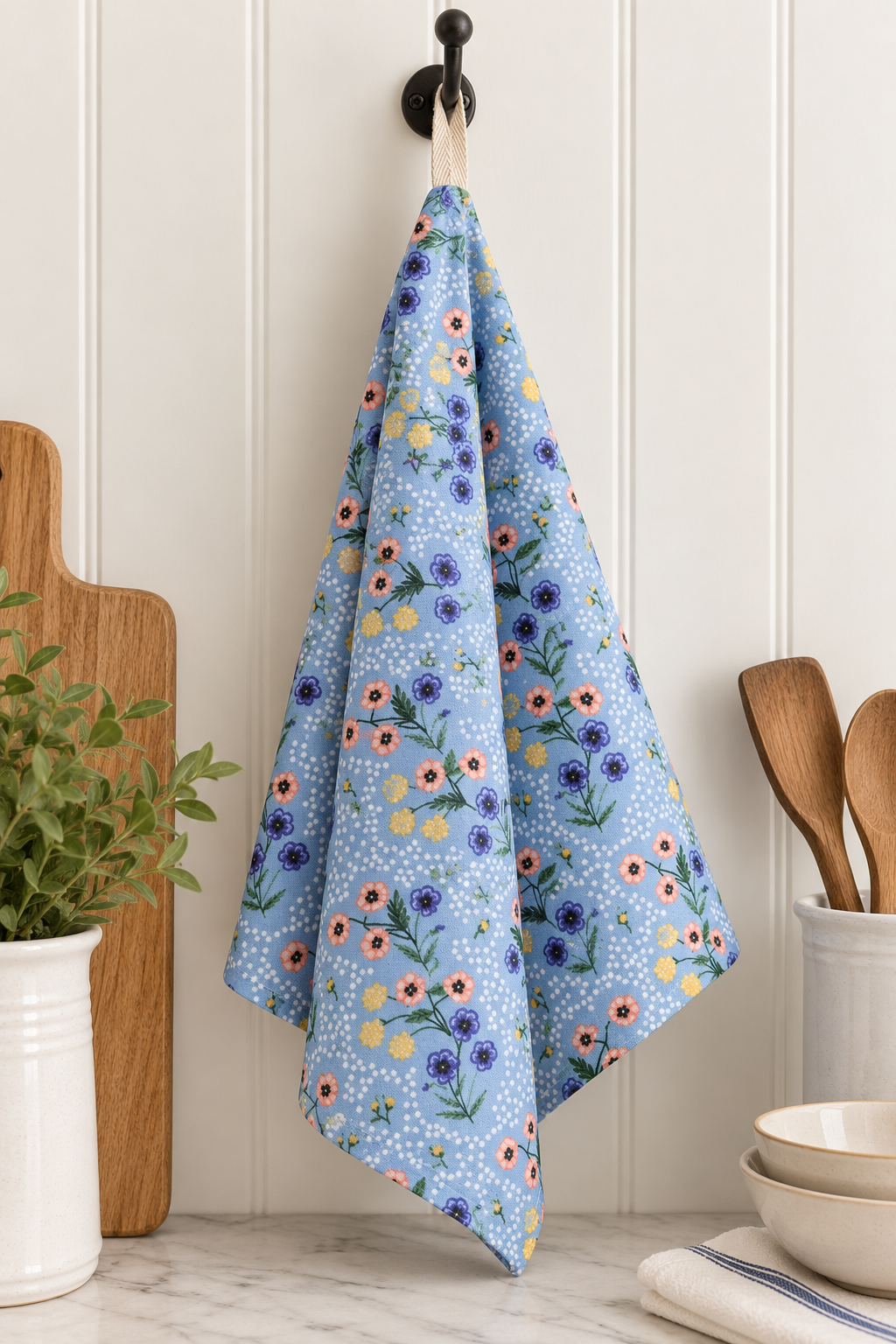 Blue Meadow Kitchen Towel - Rifle Paper Co.