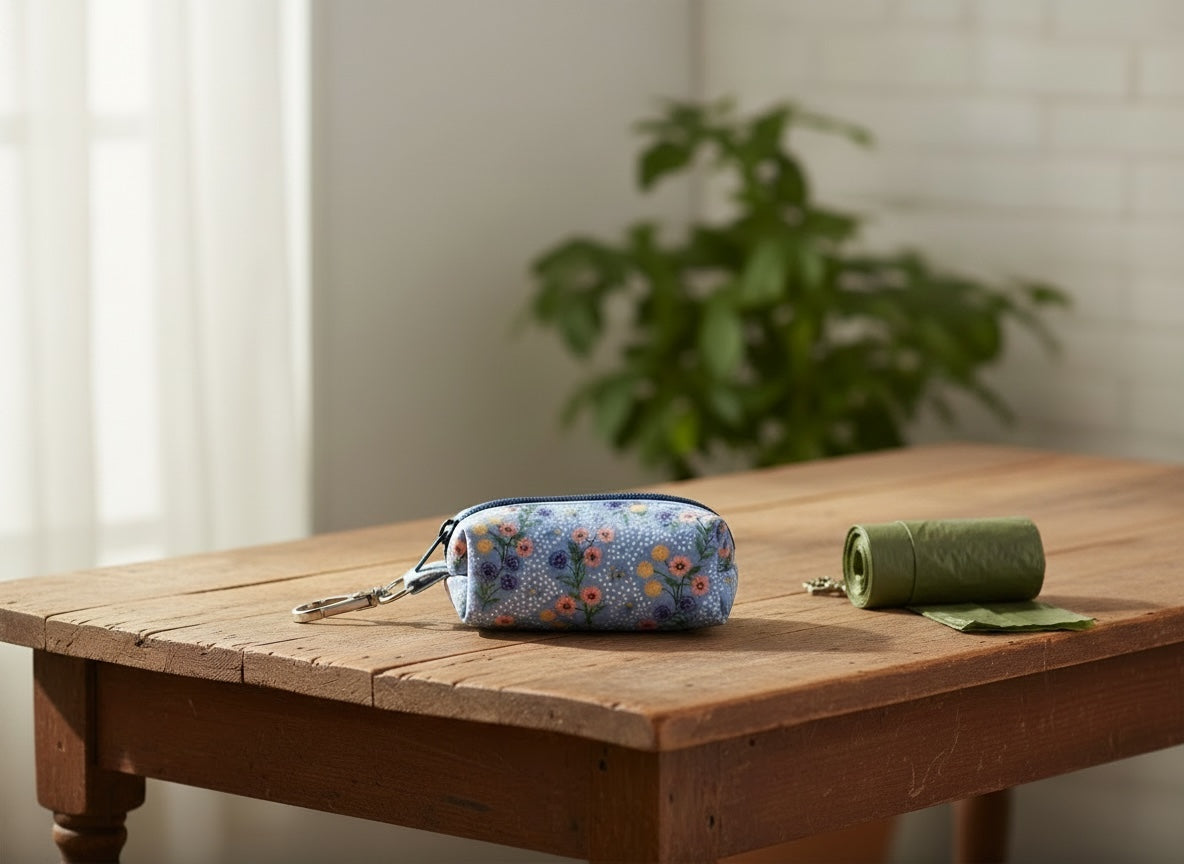 Blue Meadow Dog Waste Bag Holder-Rifle Paper Co.