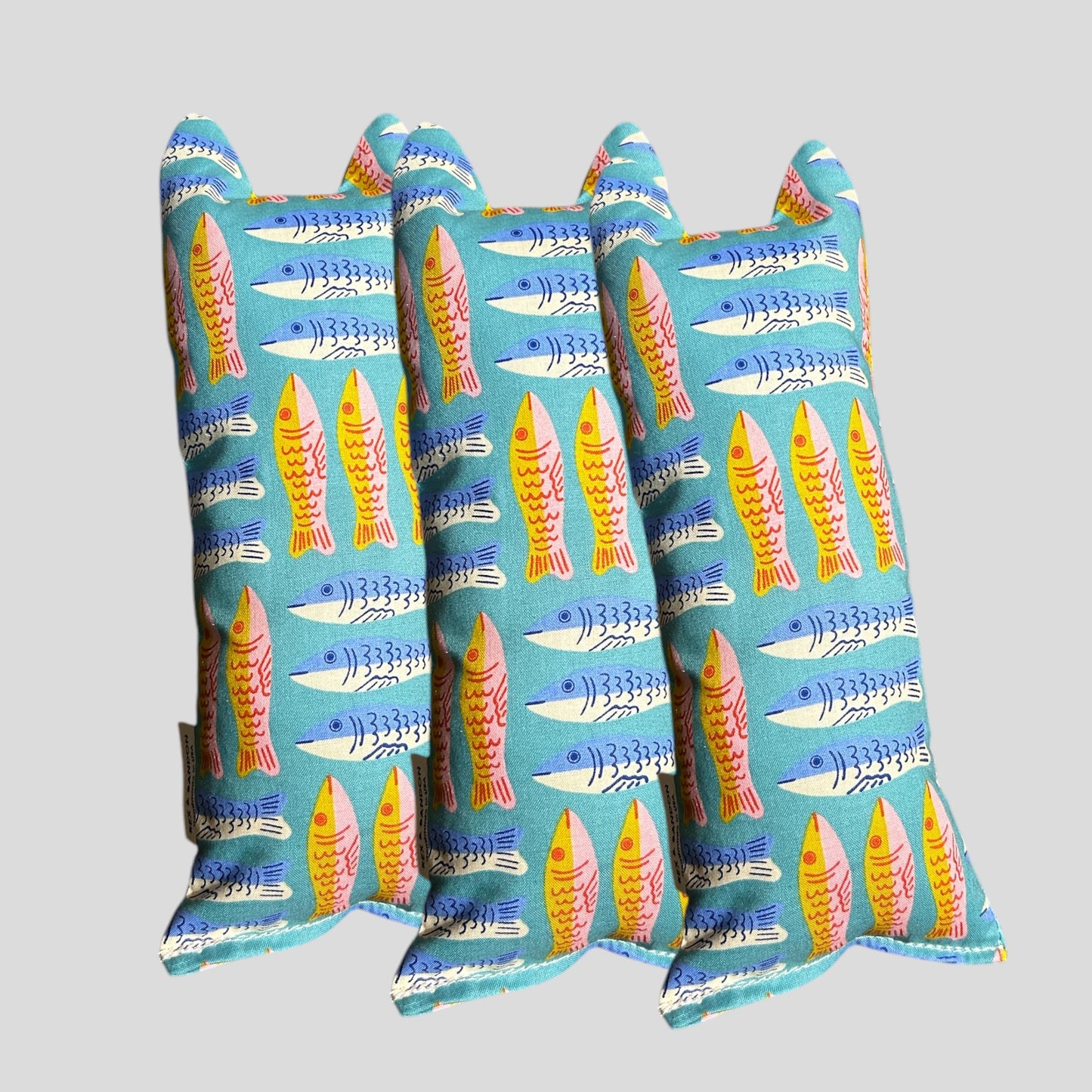 "fish catnip kicker toy Turquoise Alexia Abegg - Ruby Star Society - Moda Fabric print")