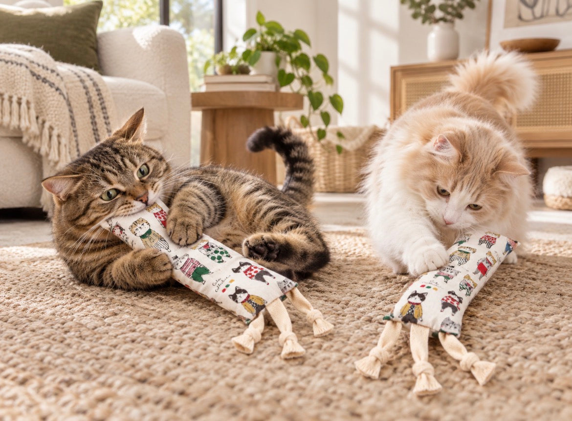 Dapper Cat Catnip Kicker Toy