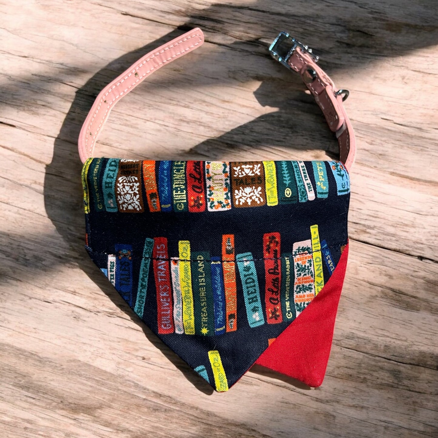 "Candypop Bandana with Curio | Book Club Metallic (Rifle Paper Co.) print")