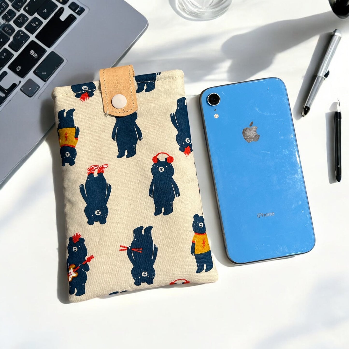 PadPrint Padded Phone Sleeve-Bear