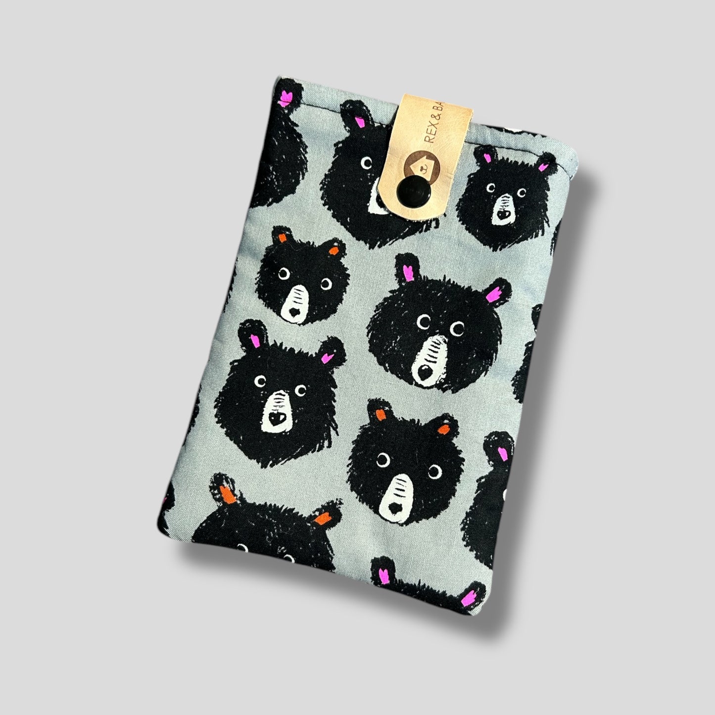 PadPrint Padded Cell Phone Sleeve-Teddy