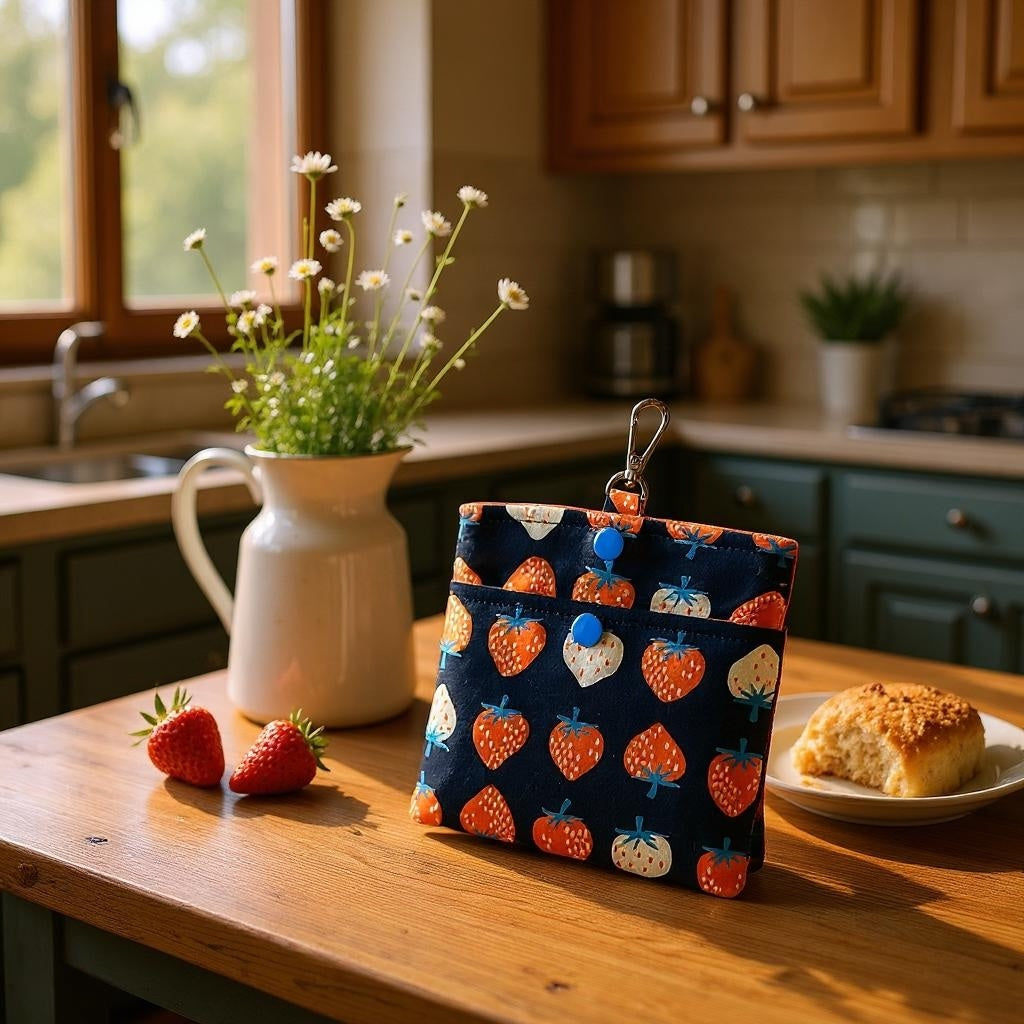 SnackPaw Dog Treat Bag-Berry-Rifle Paper Co.