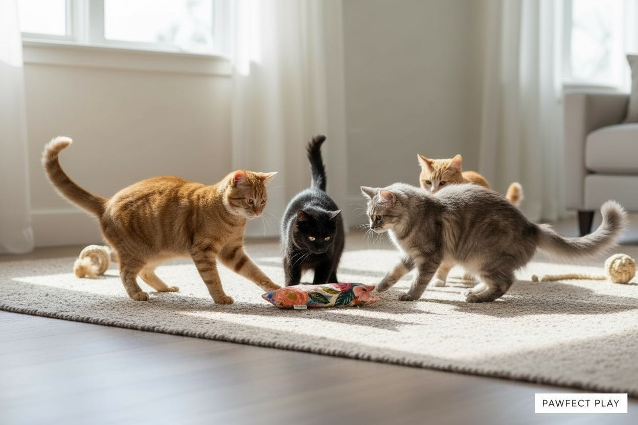 Jumbo Cat Kicker Toy with Perky Ears - Juliet Rose