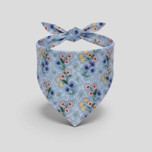 Blue Meadow Dog Tie-Back Bandana-Rifle Paper Co.
