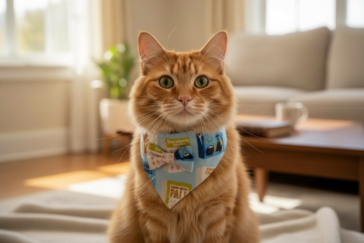 FoodBox Cat and Dog Snap On Bandana