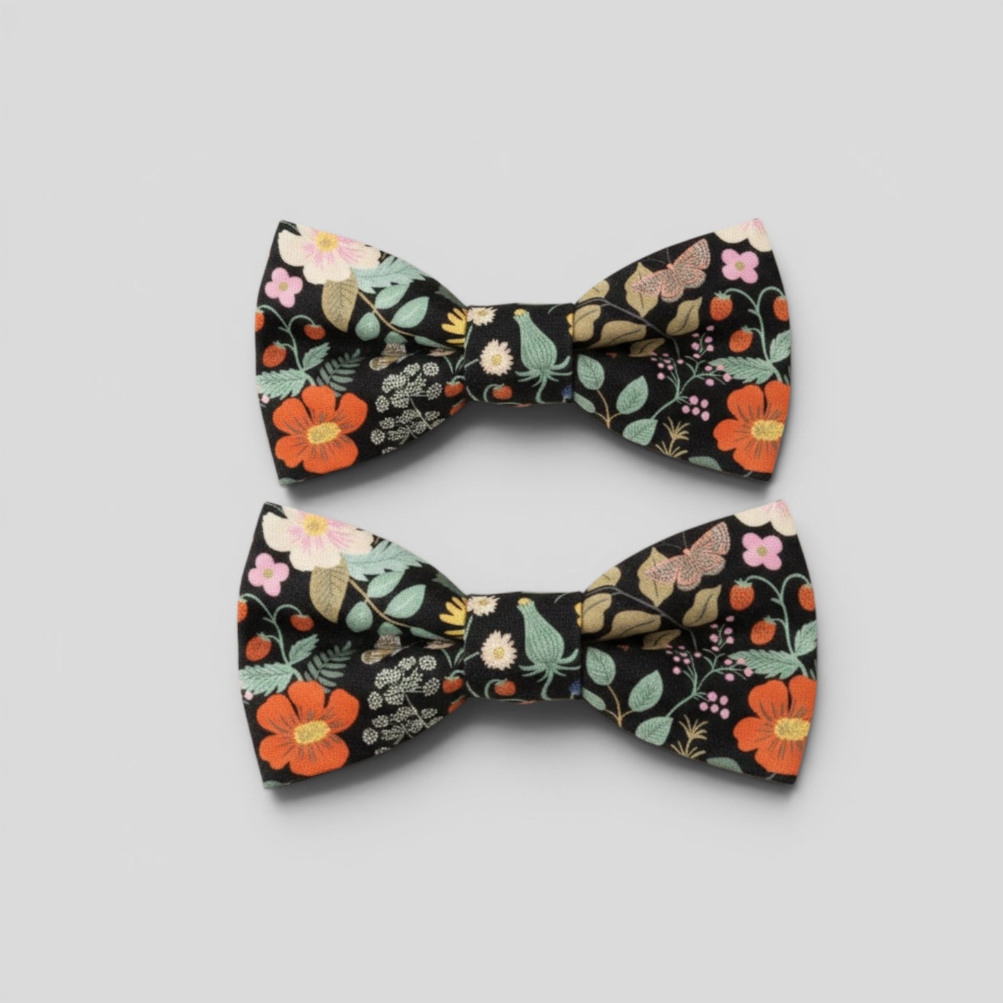 Butterfly Garden Dog Bow Tie