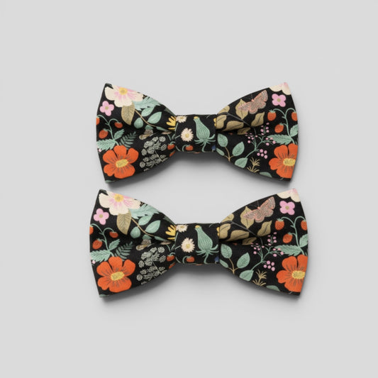 Butterfly Garden Dog Bow Tie