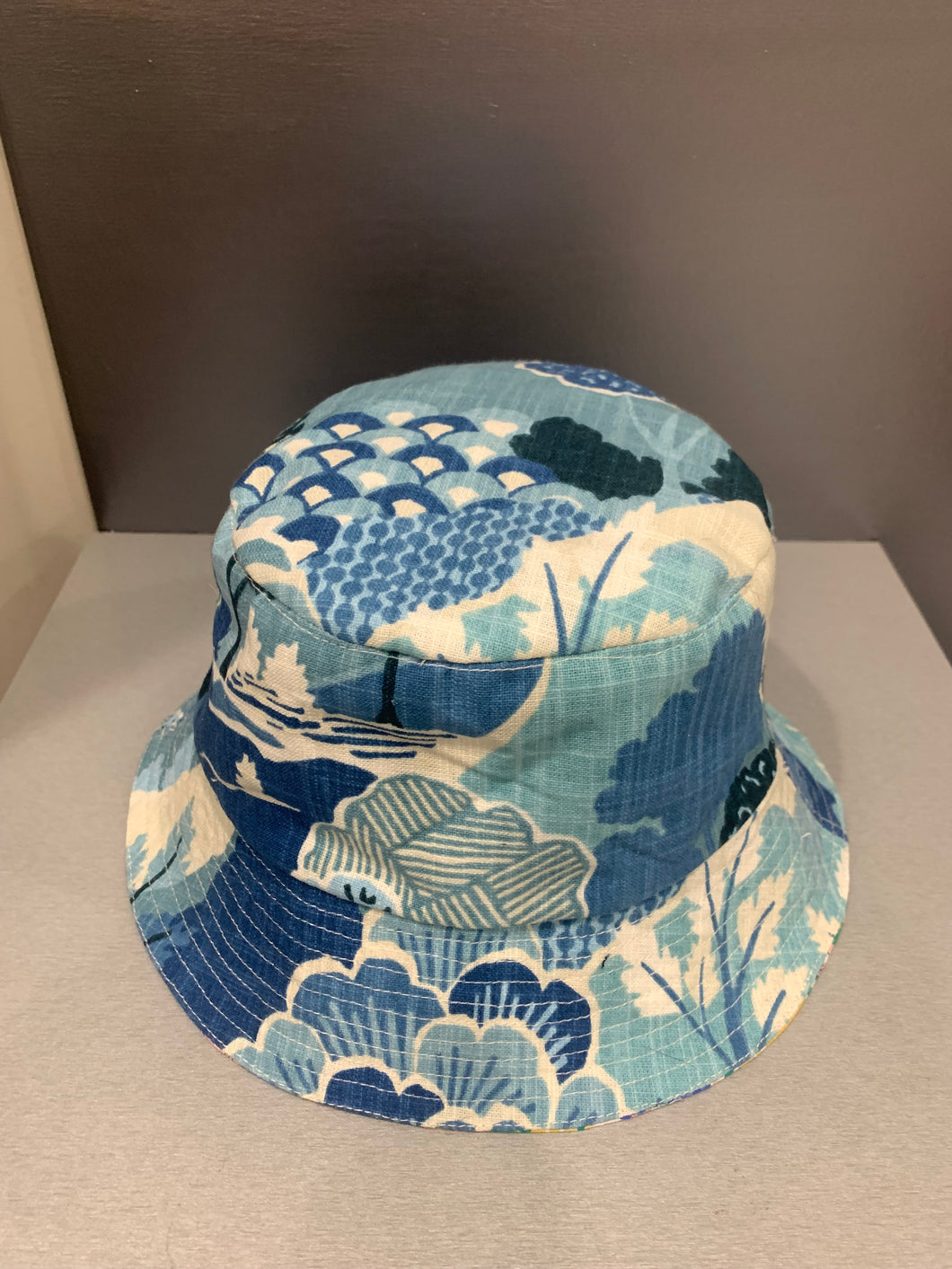 WALKING BUCKET HAT-BLUE FOREST