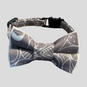 Cove Dog Bow Tie-Seafoam & Gray