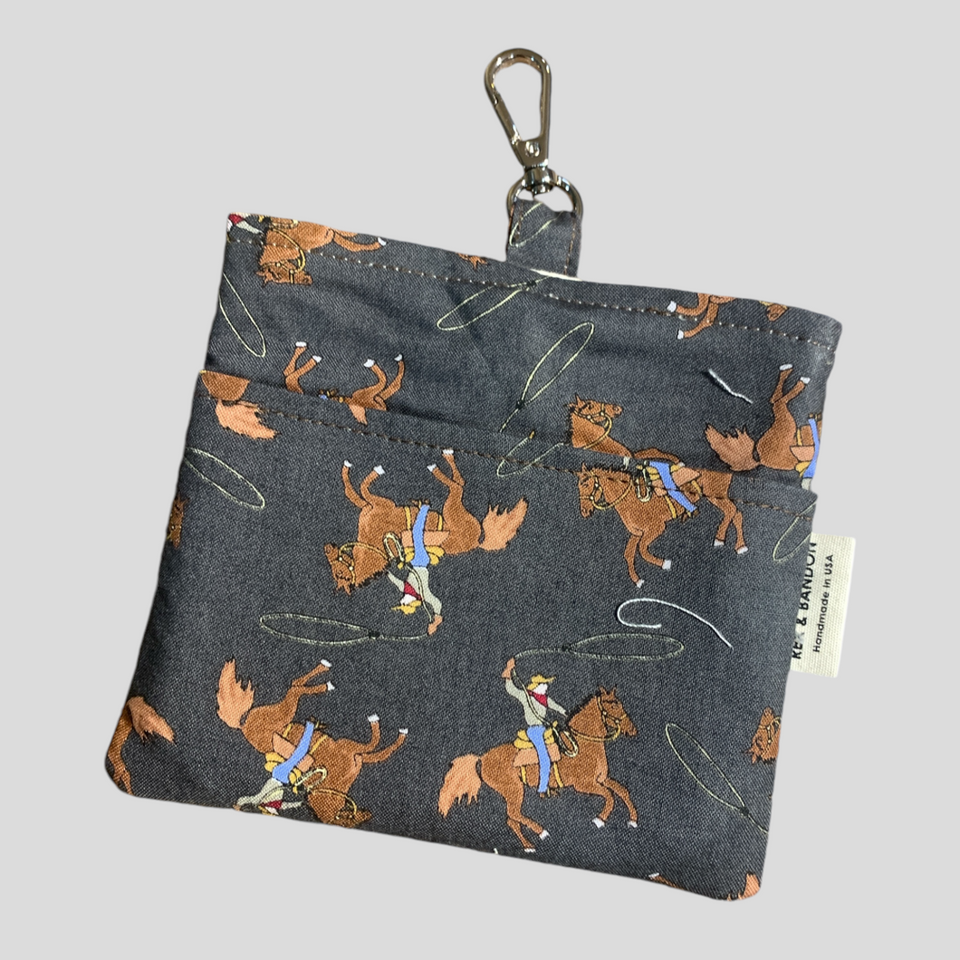 Buck Dog Treat Bag-Cowboy & Brown