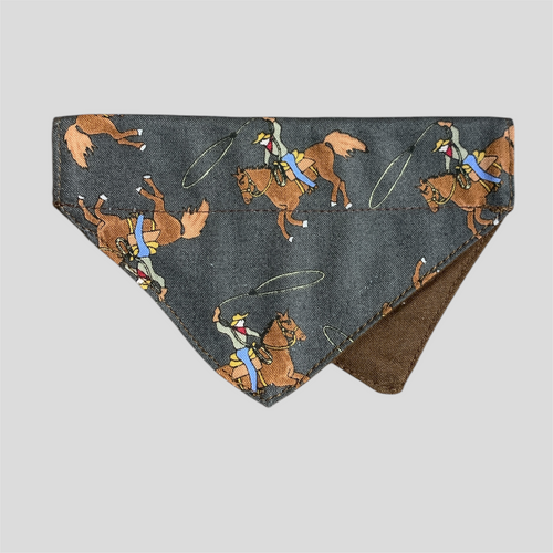 Buck Cat Bandana-Cowboy & Brown