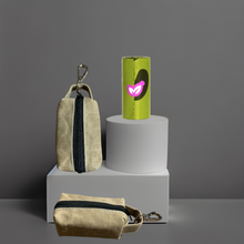 Load image into Gallery viewer, Colton Waxed Poop Bag Holder-Khaki