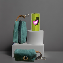 Load image into Gallery viewer, Colton Wax Canvas Dog Waste Bag Holder-Hunter Green