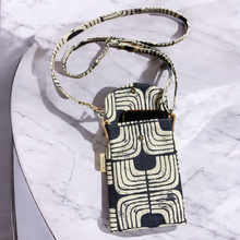 Load image into Gallery viewer, WalkSavvy Crossbody Dog Walking &amp; Phone Bag-Geo