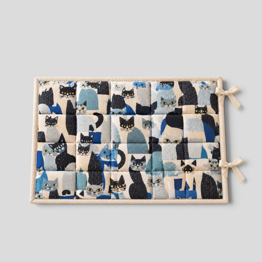 Cat French Duvet | Quilted Cat Bed | Kiko