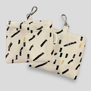 Yoko Dog Treat Bag-Confetti & Natural