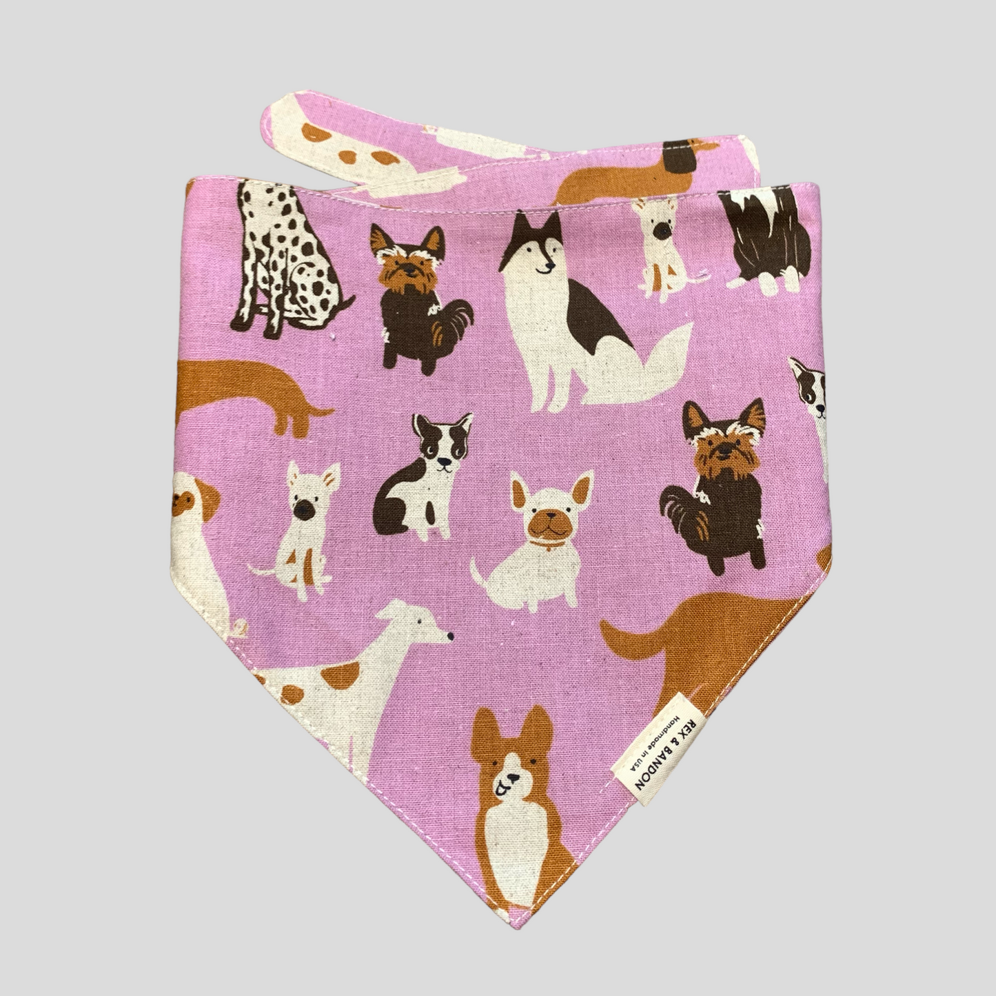 LolaKnot Dog Bandana Tie Back-DogPark