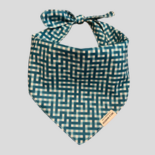 Load image into Gallery viewer, Michelle Dog Bandana-Green Gingham