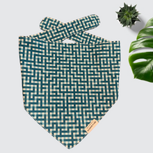 Load image into Gallery viewer, Michelle Dog Bandana-Green Gingham