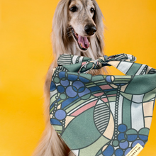 Load image into Gallery viewer, BALLOON DOG BANDANA-BLUE BALLOONS