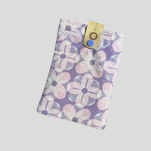 Load image into Gallery viewer, PadPrint Padded Phone Sleeve-Lilac Metallic Flower