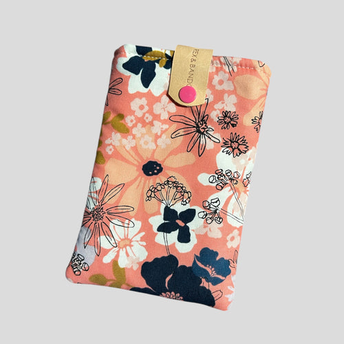 PadPrint Padded Phone Sleeve-Pink Flower