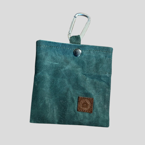 Wilson Waxed Canvas Dog Treat Bag - Hunter Green