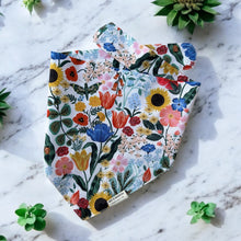 Load image into Gallery viewer, LolaKnot Tie-Back Dog Bandana-GardenWhimsey-Rifle Paper Co.
