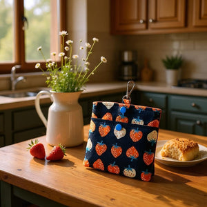 SnackPaw Dog Treat Bag-Berry-Rifle Paper Co.