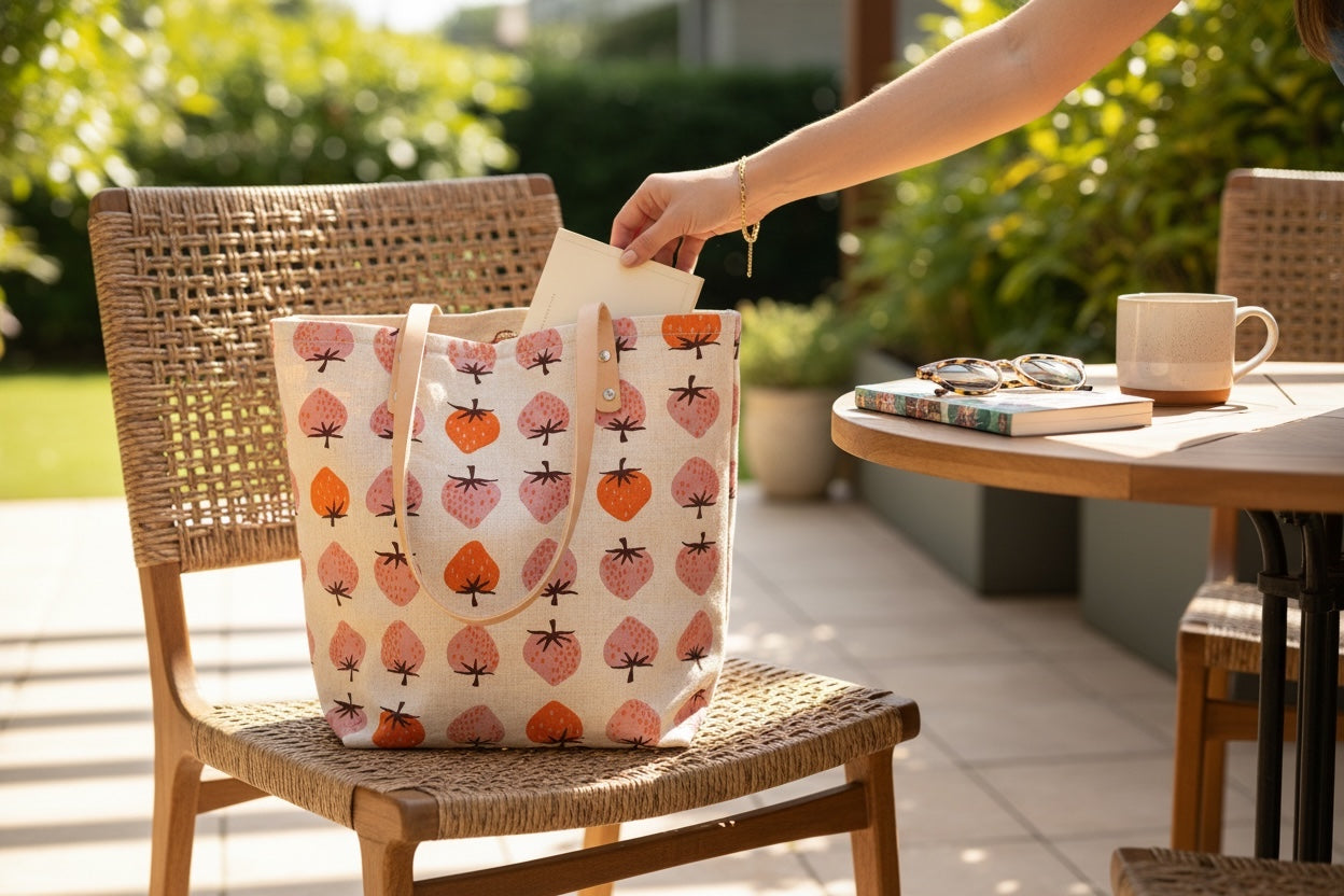 Berry Bucket Tote Bag