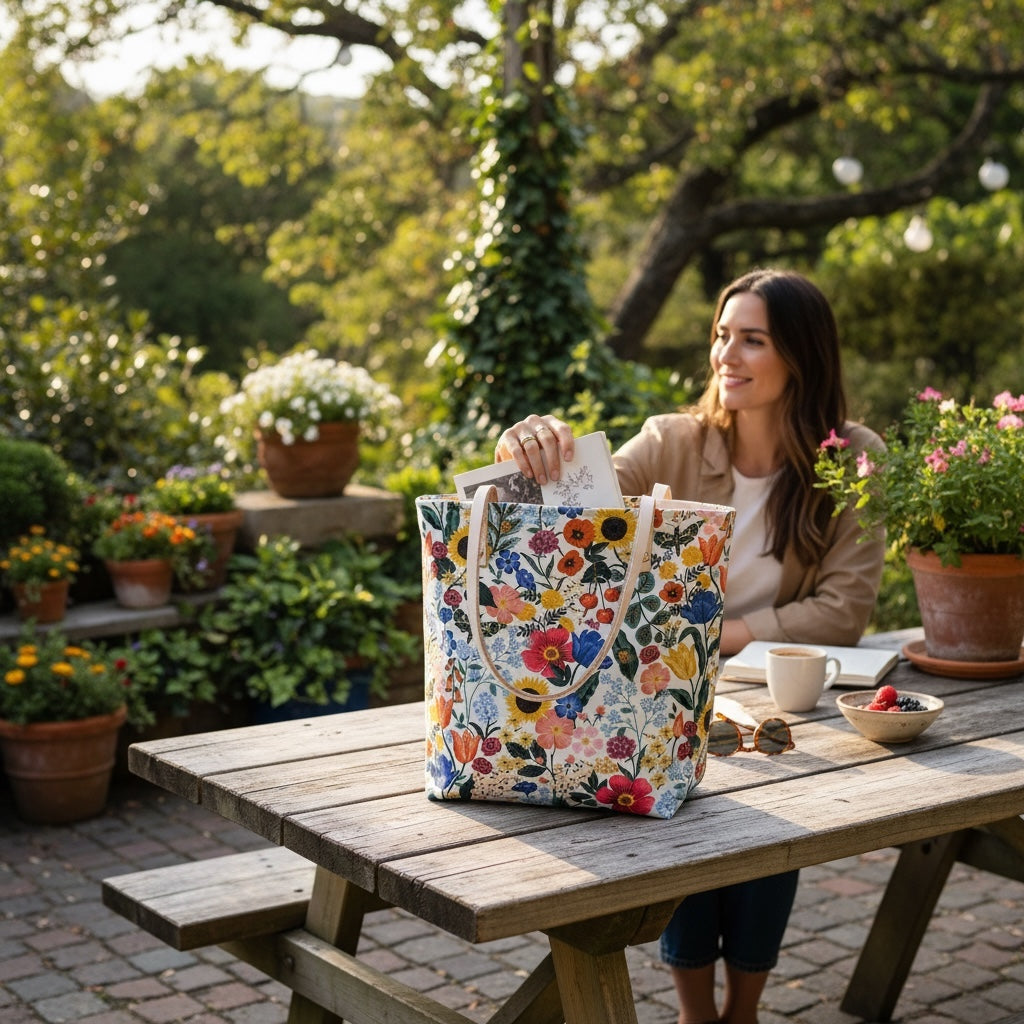 Rifle Paper Co. - Blossom Bucket Tote Bag