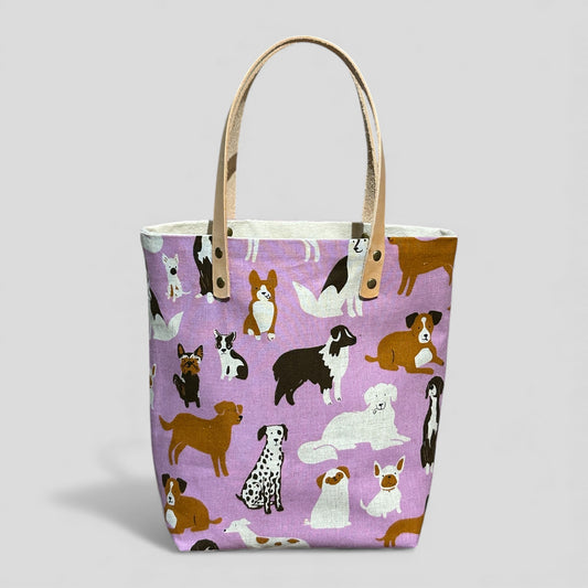 Dog park Bucket Tote Bag