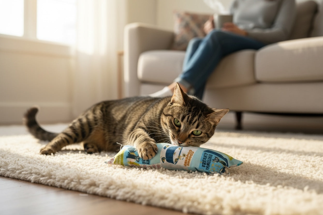 Jumbo Cat Kicker Toy with Ears-FoodBox (1 pcs or Set of 2)