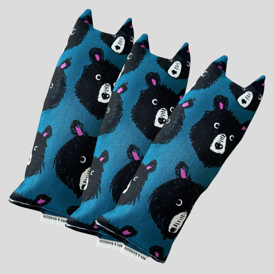 Jumbo Cat Kicker Toy with Ears-Teddy (1 pc or Set of 2)