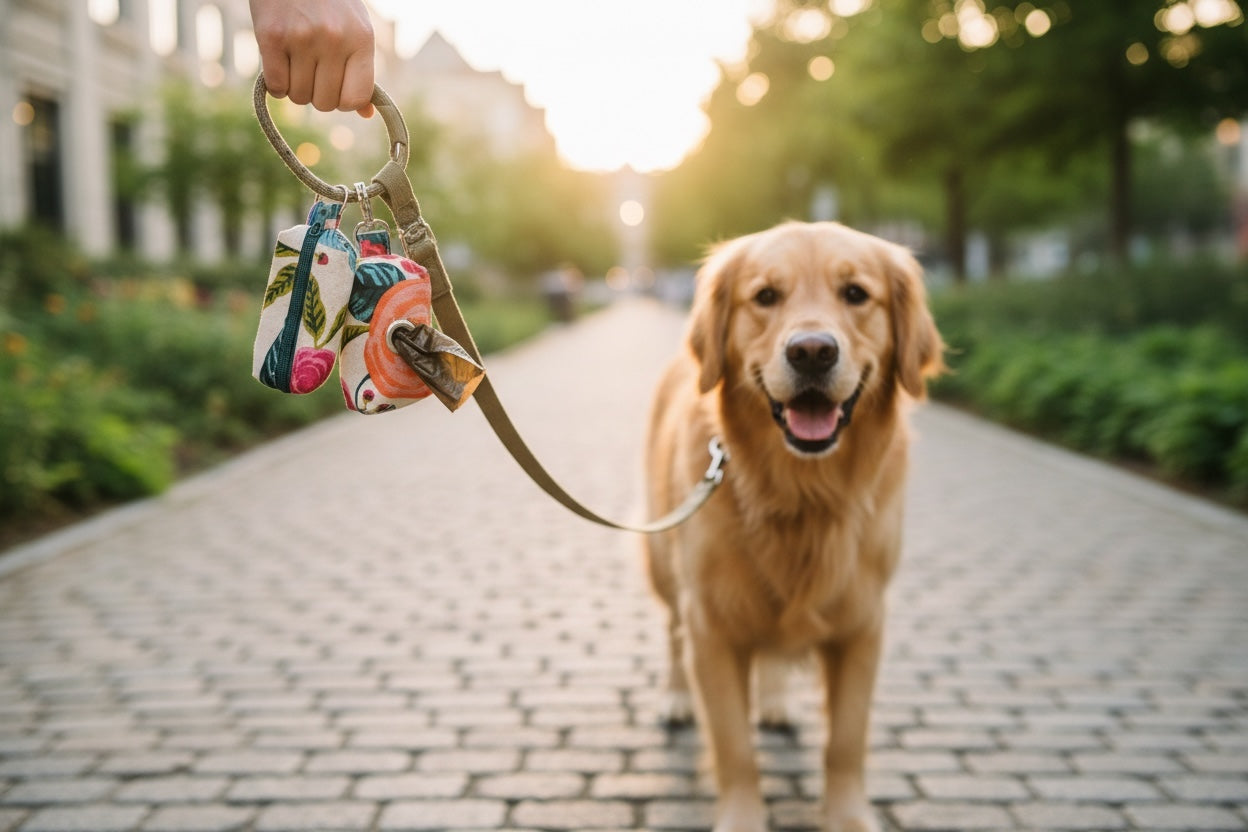 Dog Poop Bag Holder - Juliet Rose