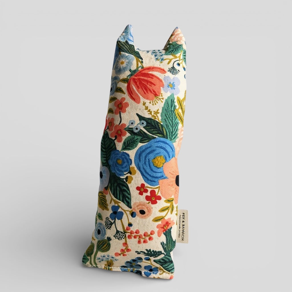 Wildwood Jumbo Cat Kicker Toy with Perky Ears - Rifle Paper Floral