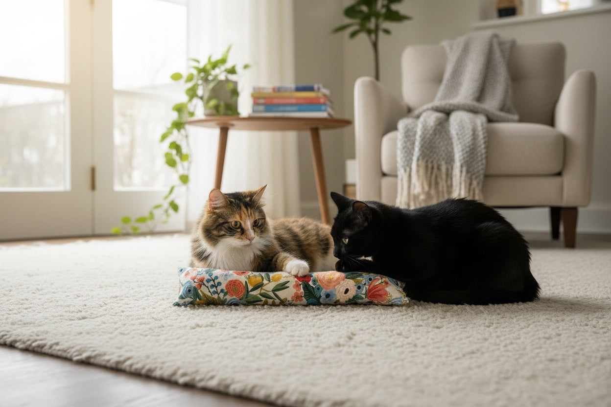 Wildwood 14" Long Cat Kicker Toy - Rifle Paper Co. Floral