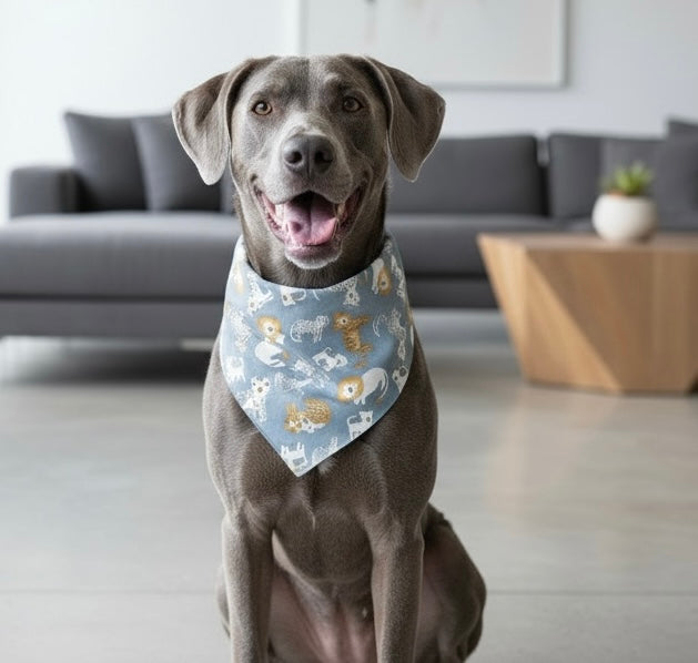 Safari Animal Print Dog Bandana