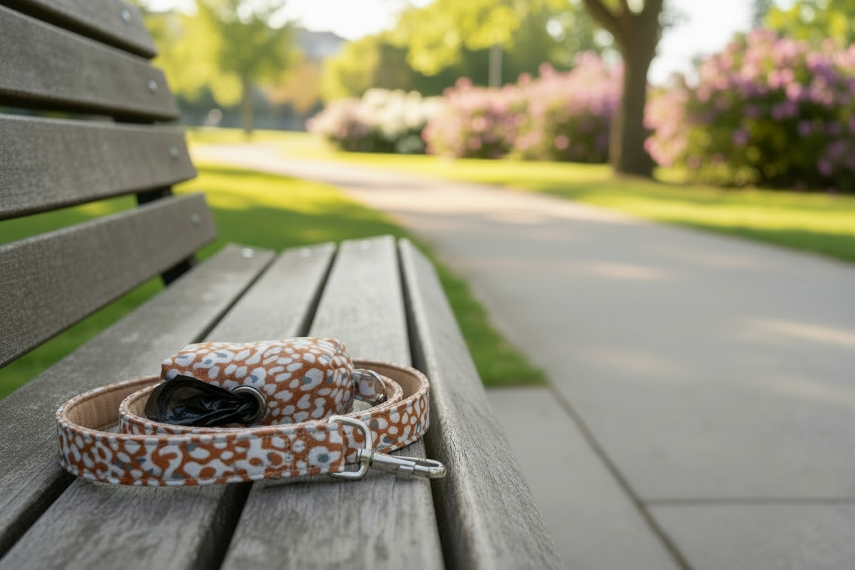 Safari Leopard Dog Poop Bag Holder
