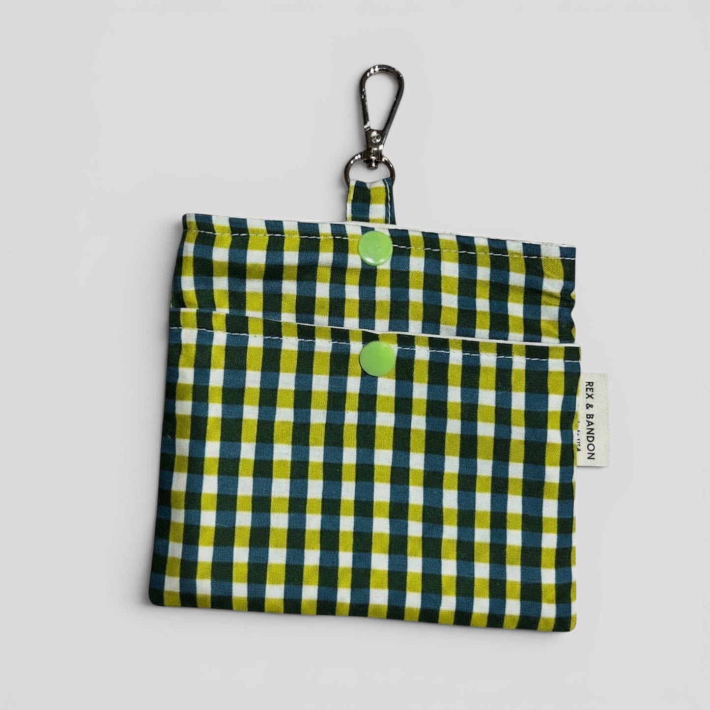 Gingham Dog Treat Pouch