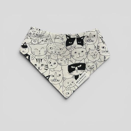 Neko Cat Snap-On Bandana