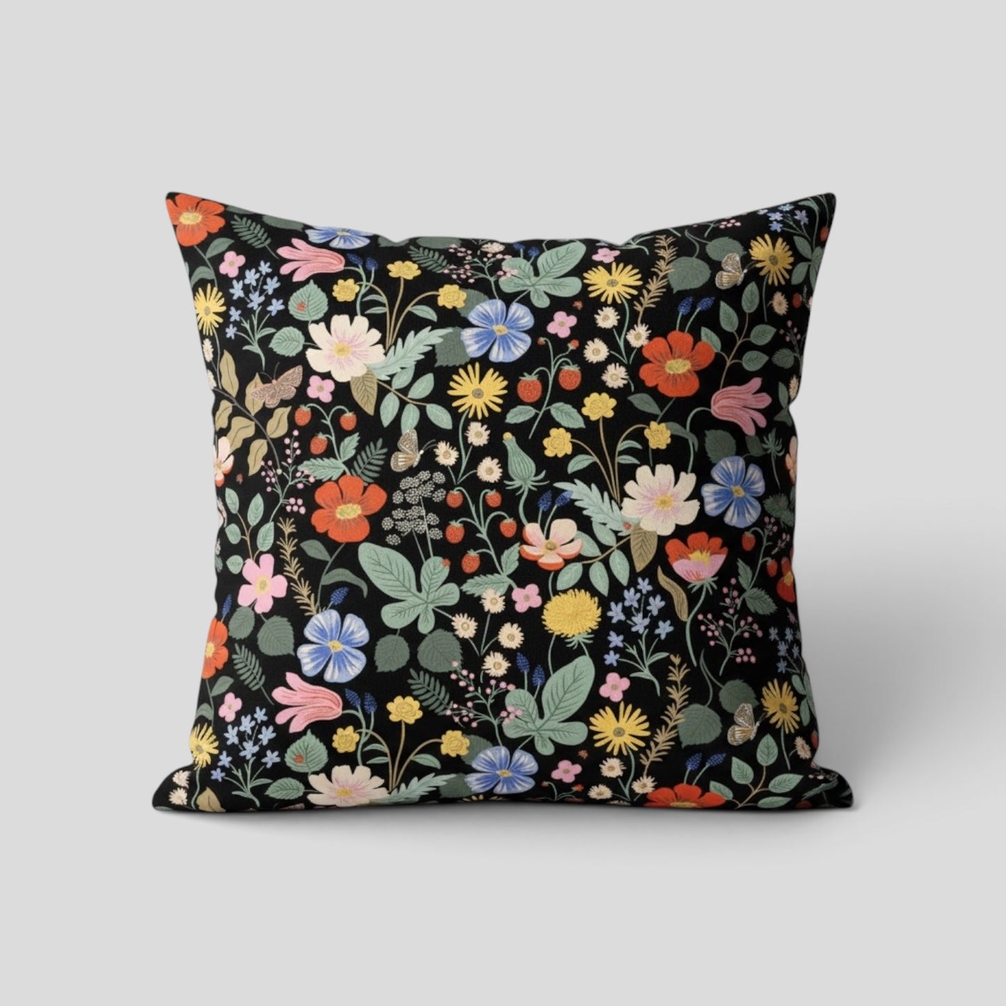 Butterfly Garden Decorative Pillow Cover