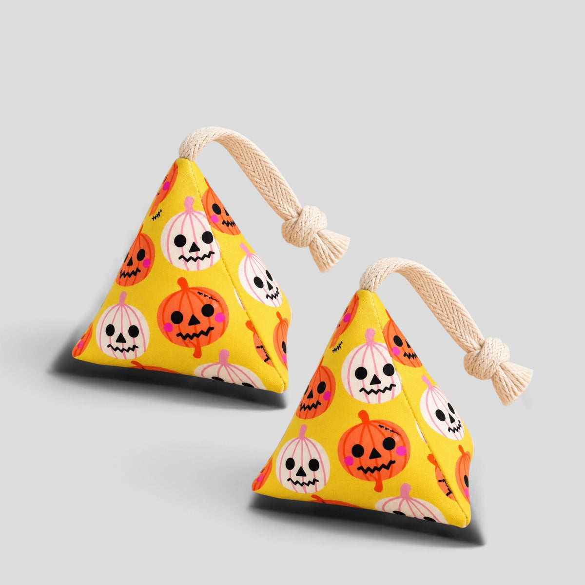Halloween Pumpkin Parade Triangle Catnip Toy