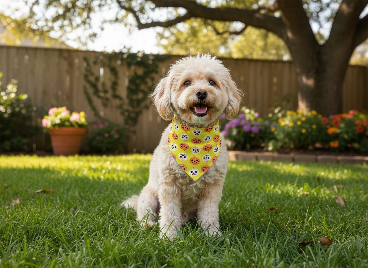 Pumpkin Parade Halloween Dog Bandana