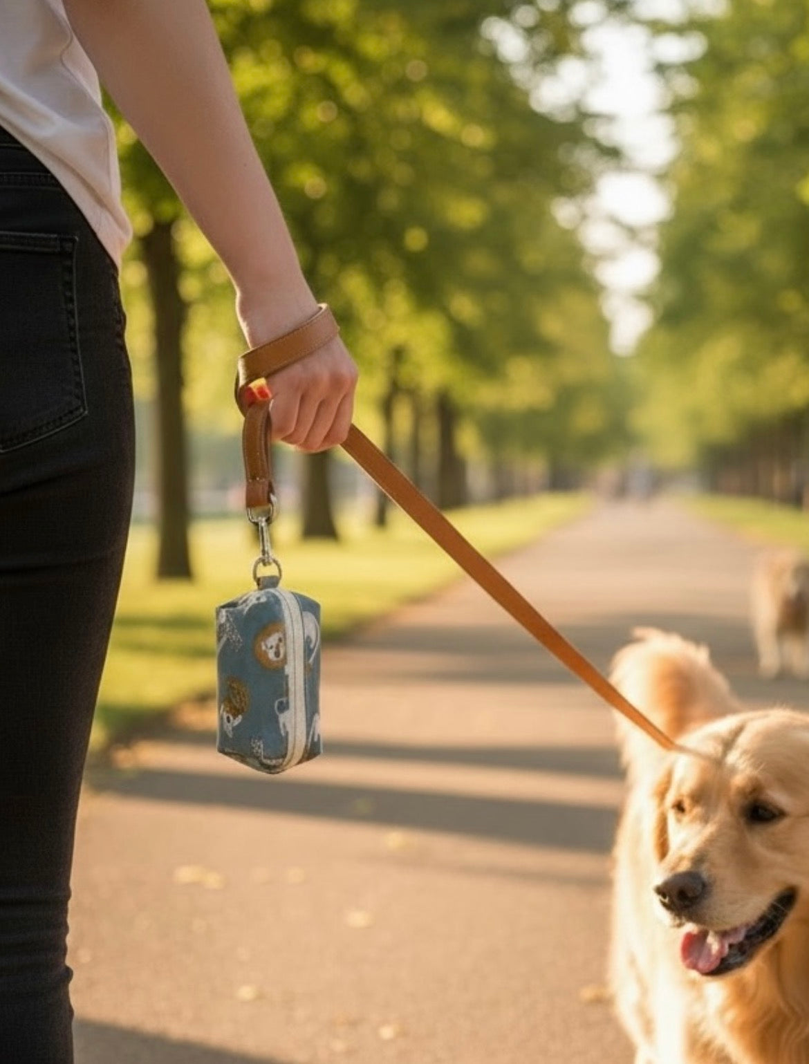 Safari Animals poop bag holder
