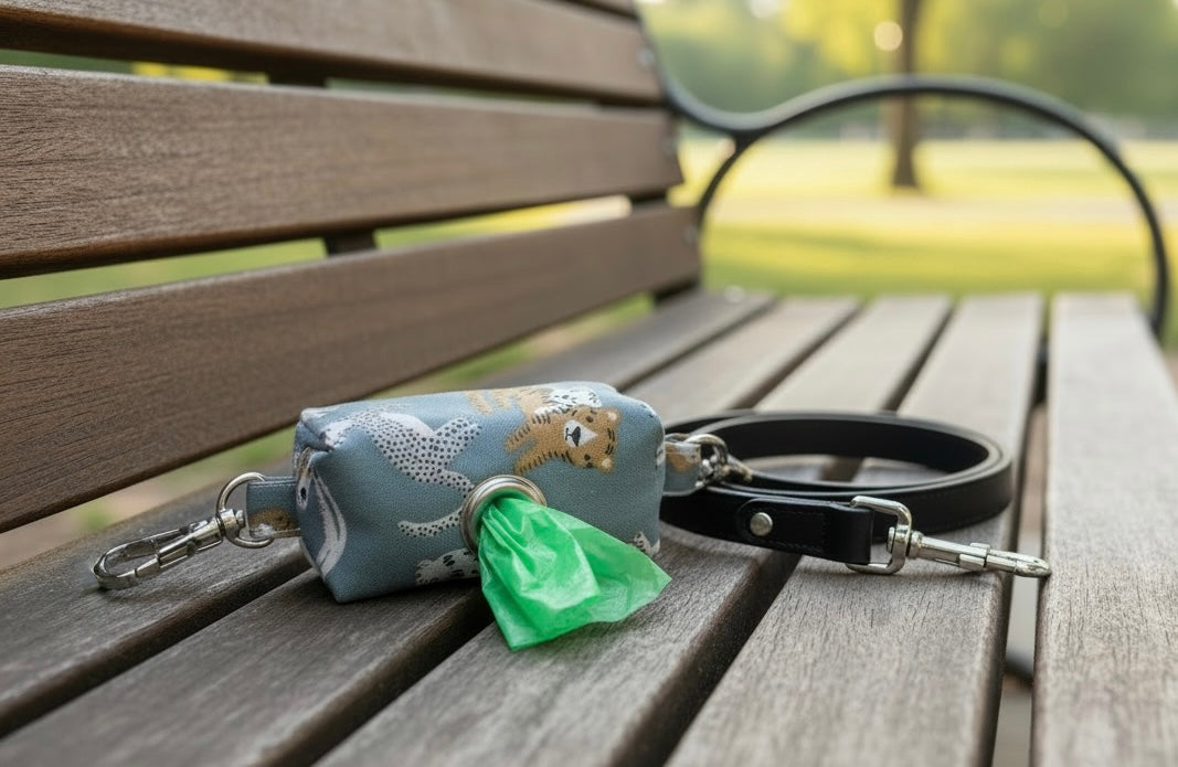Safari animals poop bag holder 
