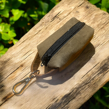 Load image into Gallery viewer, Colton Waxed Poop Bag Holder-Brown