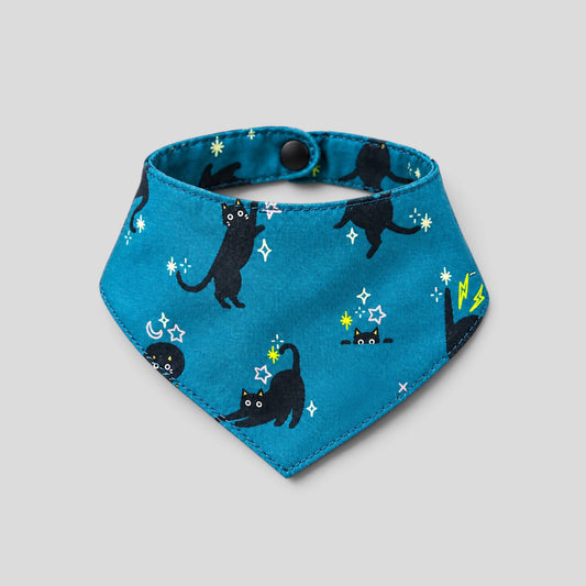 Night Prowl Snap-Button Cat Bandana